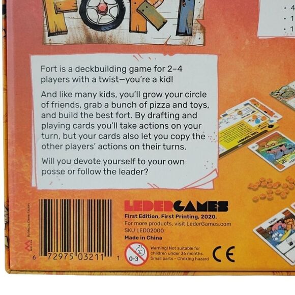 Fort Board Game by Leder Games 2-4 Players Ages 10+ - Picture 5 of 7